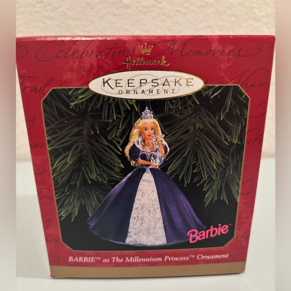 SOLDHallmark Holiday Barbie keepsake ornament, Barbie as The Millennium Princess